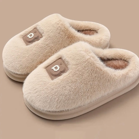 Minimalist Fluffy Bedroom Slippers