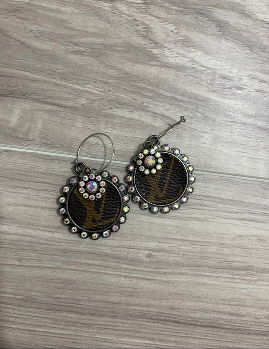 LV Upcycled Earrings