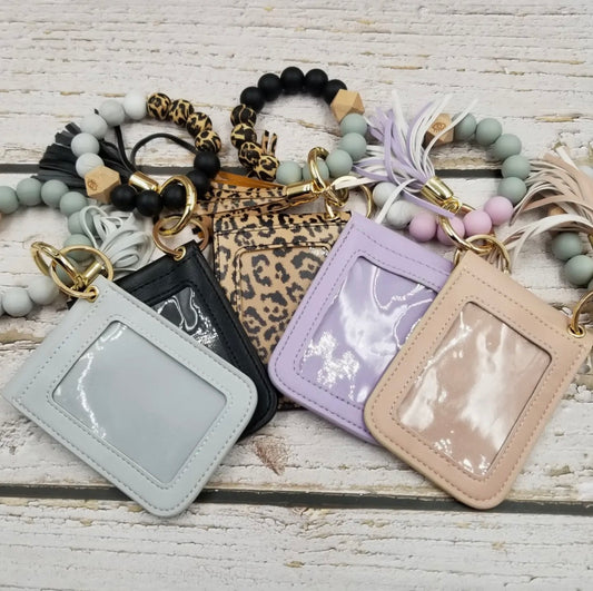 Tassel Card Case Bracelet Keychain